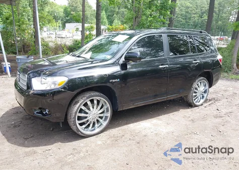 2008 Toyota Highlander Hybrid Limited из США, поврежденный, VIN JTEEW44A982023044